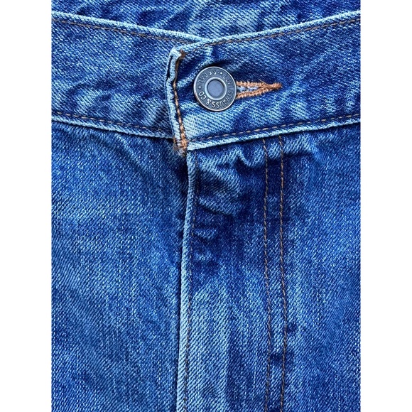 Levi’s 505C Orange Tab Remastered Tie Dye Patchwork Distressed Denim Shorts W42 - Picture 6 of 11